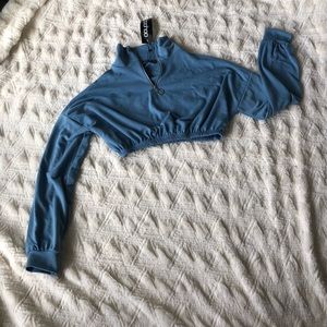 Boohoo cropped sweatshirt